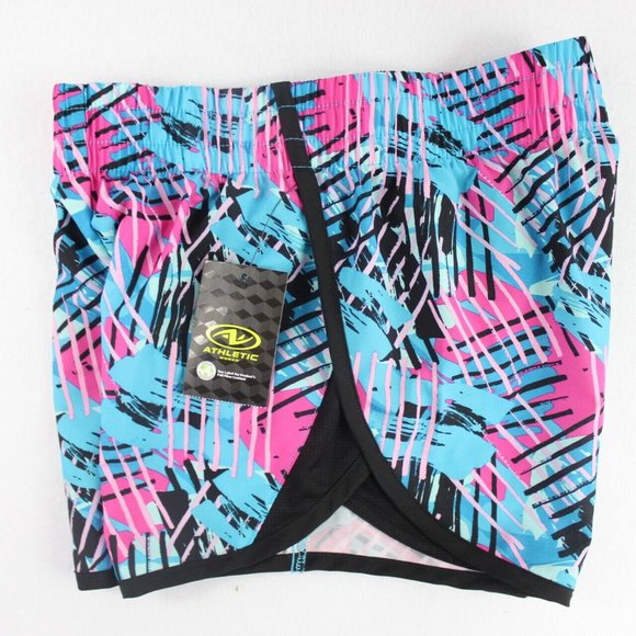 Athletic Works Running Shorts Youth Girls Size L DriWorks Moisture Wicking - Picture 3 of 6